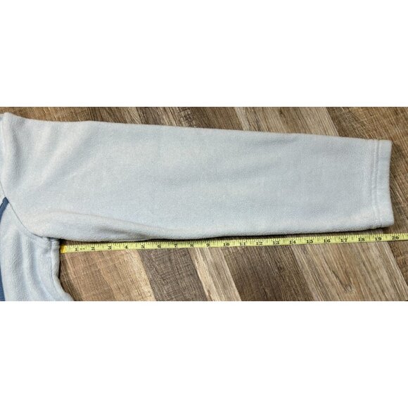 Columbia Womens Light Blue Fleece Hooded Long Sleeve Jacket Full Zip Size Large - Picture 15 of 16